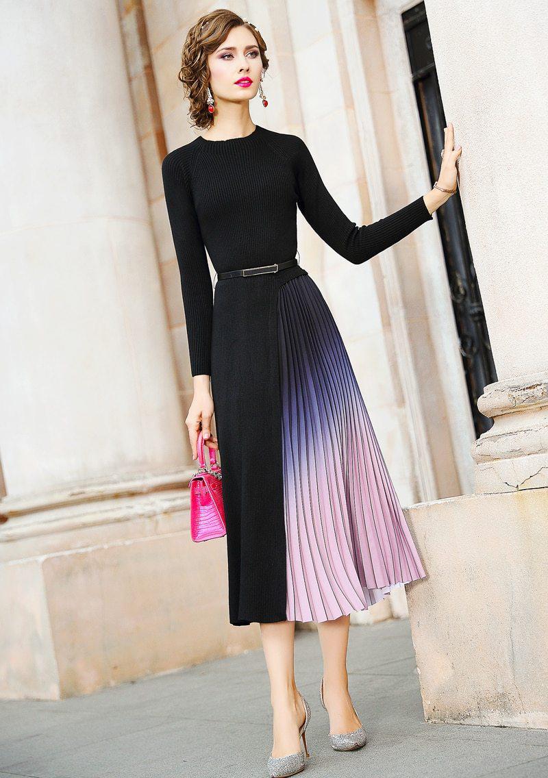 Elegant Midi Dress - SM110 ...